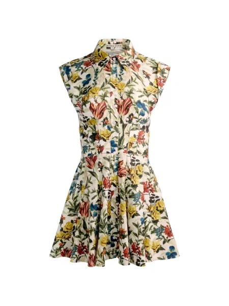 Rochie tip cămașă Alice + Olivia cu model floral cu imagine