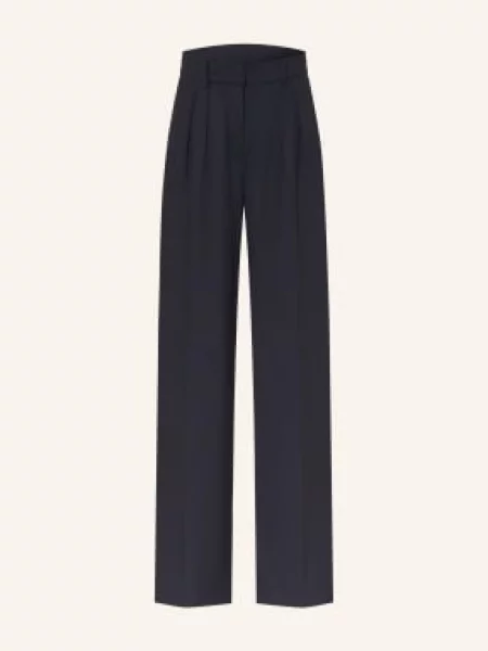 Mm By Max Mara Kalhoty Marlene Ginnico tmavě modrá