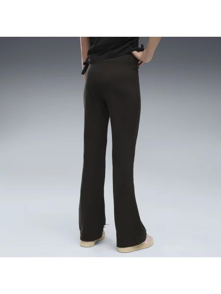 PUMA Młodzieżowe rozkloszowane legginsy Essentials z wysokim stanem Odzież czarny
