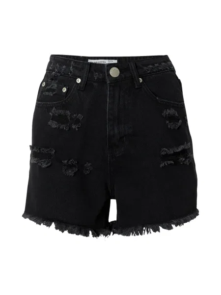 GLAMOROUS Jeans denim negru