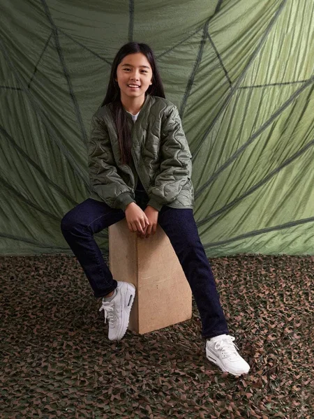 Дитяча Демісезонна куртка Alpha Industries Youth Liner оливковий