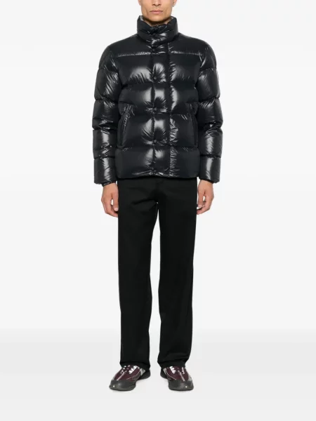 Matlasat geacă Moncler negru