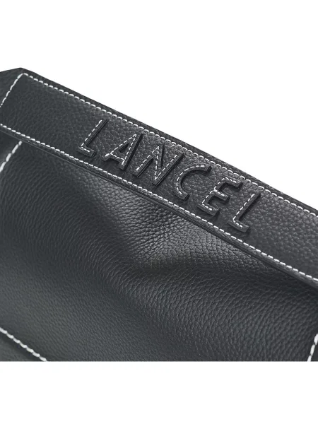 Tašky Lancel NINON SOFT DE LANCEL L FLAP BAG čierna