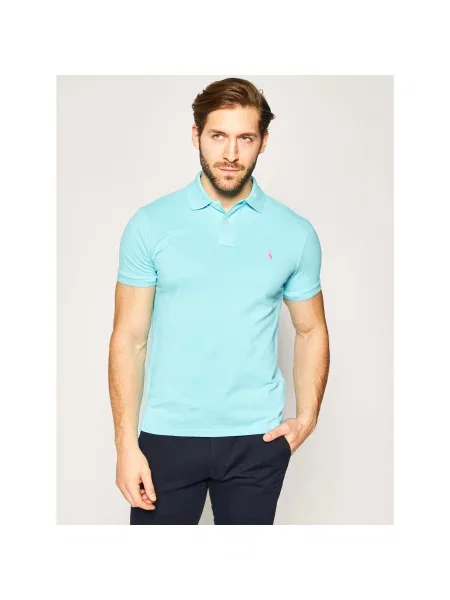 Polo majica Polo Ralph Lauren s vezom plava