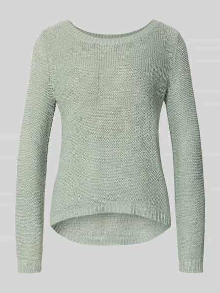 Sweter krój regular fit z dekoltem w łódkę model GEENA' Only