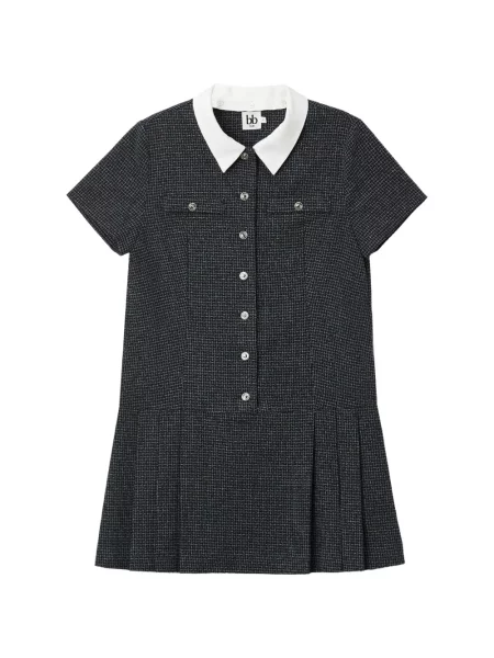 Rochie mini B+ab din tweed albastru