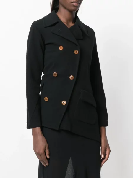 Asymetrická krátká bunda Comme Des Garçons Pre-owned černá