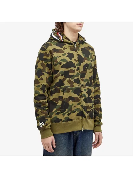 Bluza z kapturem A Bathing Ape® zielona