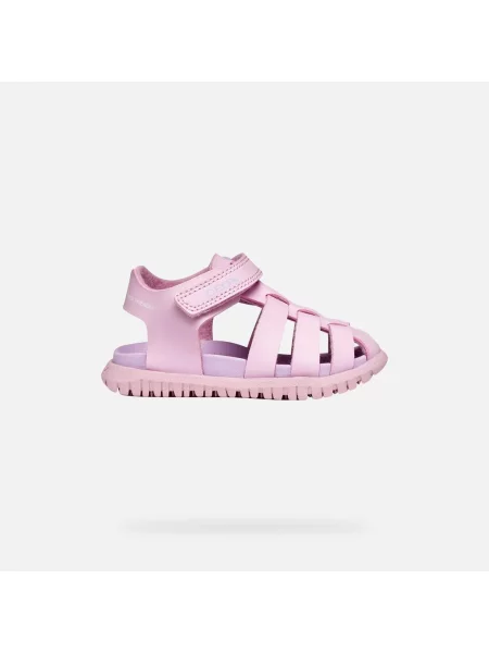 Sandały GEOX B SANDAL FUSBETTO GI Rose różowe