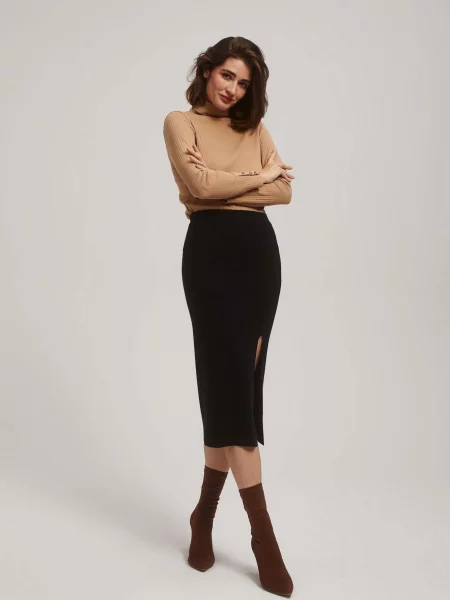 Fustă tip creion Marisse negru