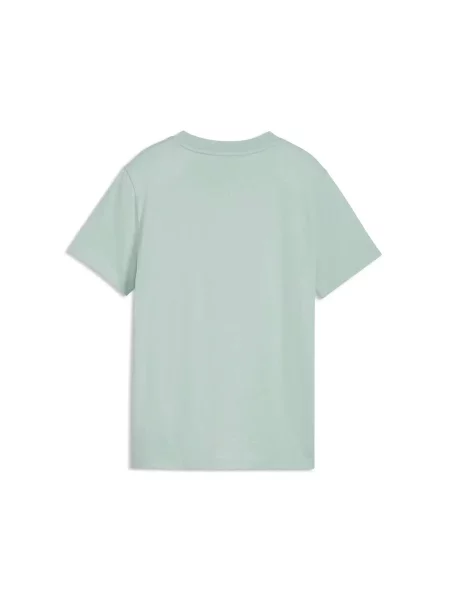 T-shirt dziewczęcy Puma Ess Centered Cat Logo zielona
