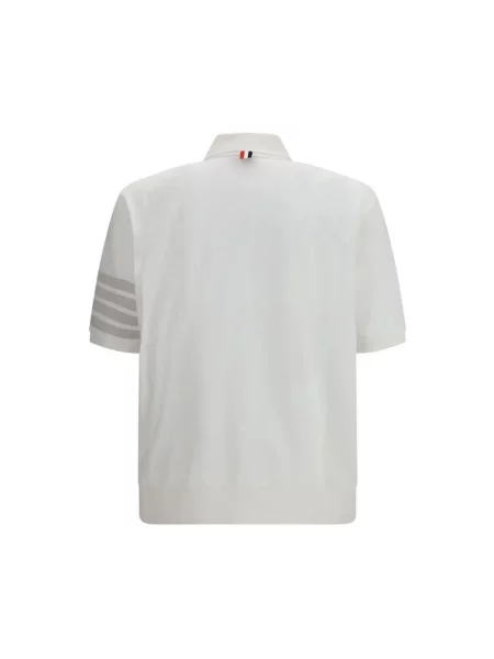 Koszulka polo Thom Browne biała