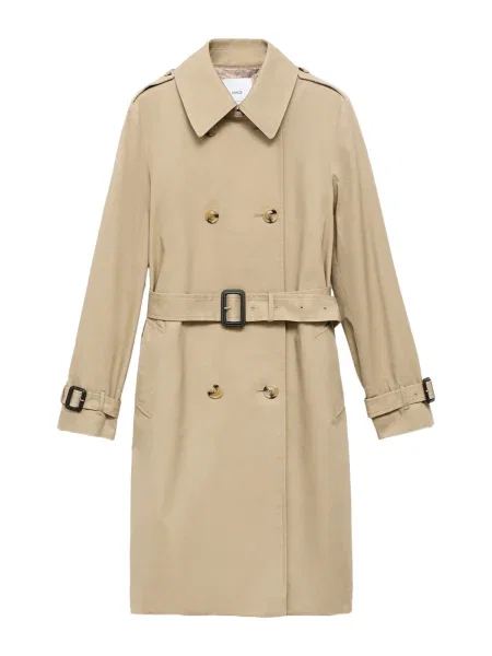 MANGO Prehoden plašč POLANA pesek