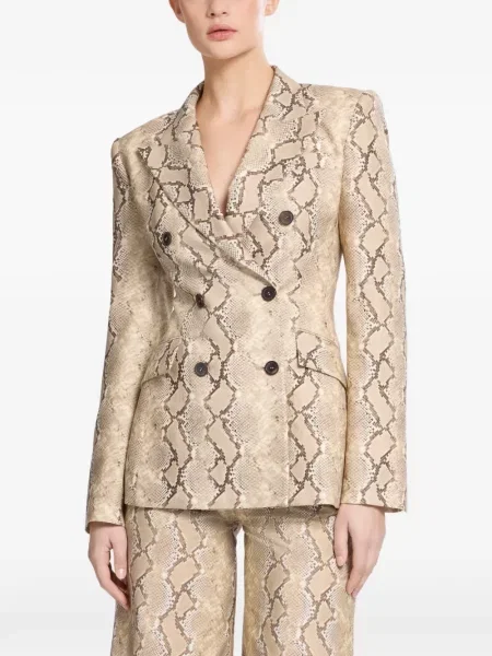 Двуредно яке Elie Saab с принт
