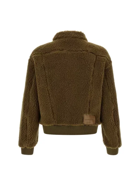 Kurtka Dsquared2 typu teddy brązowa