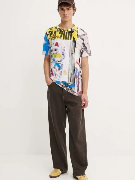 Футболка Desigual ASAF візерунок бежевий