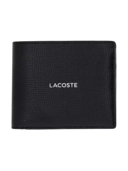 Lacoste portfel RFID skórzany czarny