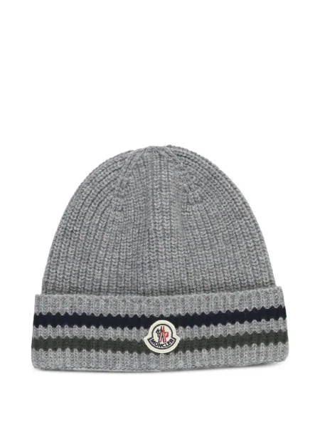 Czapka dziecięca Moncler Enfant szara