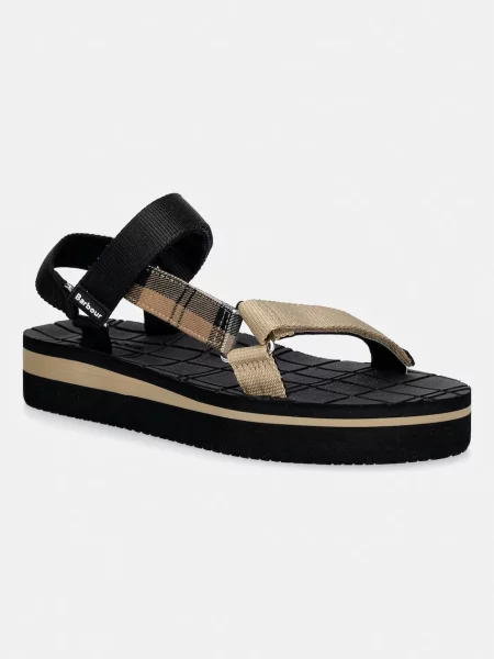 Barbour sandali s platformo Mila črna