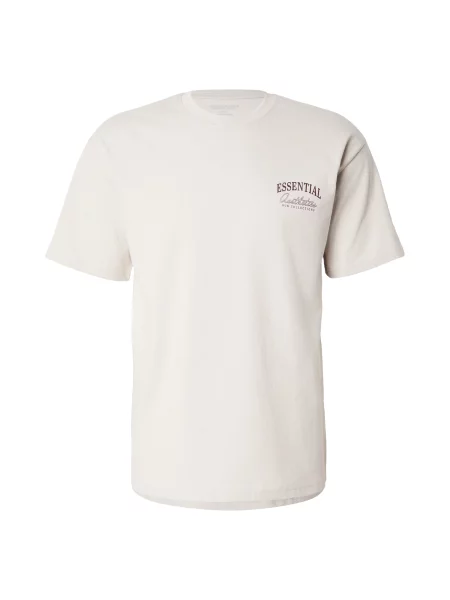 JACK & JONES Tricou JJEOrganic Studio fildeş / ciocolatiu