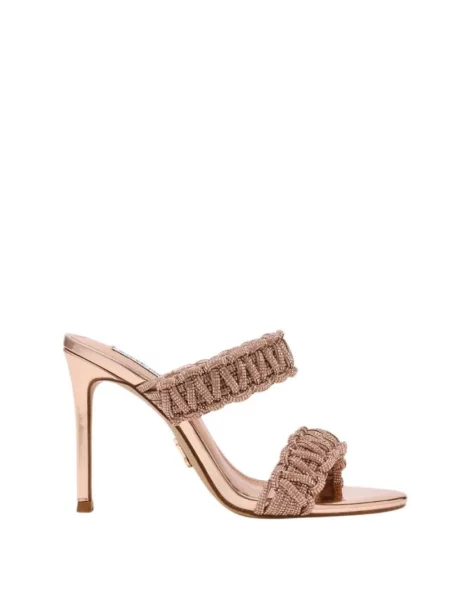 Klapki mules Steve Madden różowe