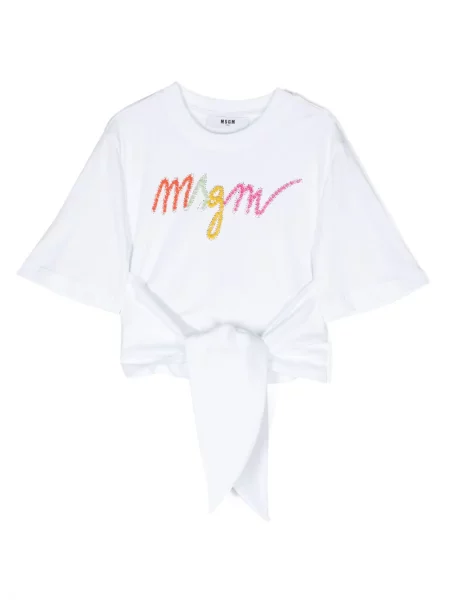 Dětské tričko Msgm bílé