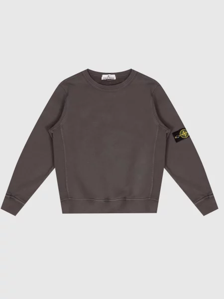 Детский свитшот Stone Island серый