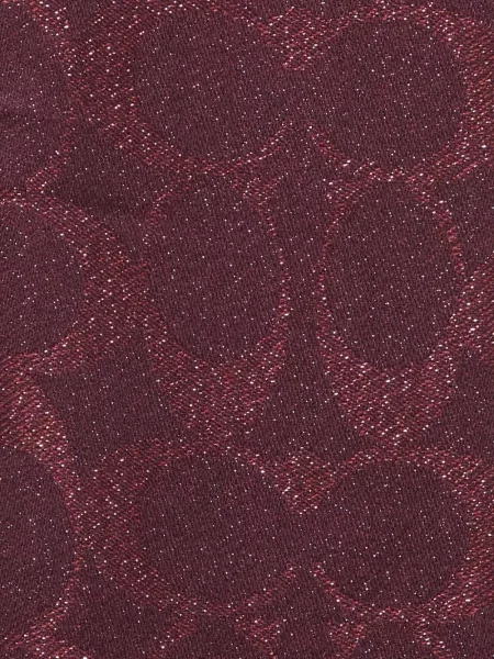 Fular Coach cu autograf violet