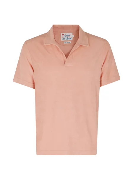 Tricou polo Mc2 Saint Barth din material terry roz