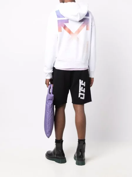 Hanorac cu glugă Off-white alb