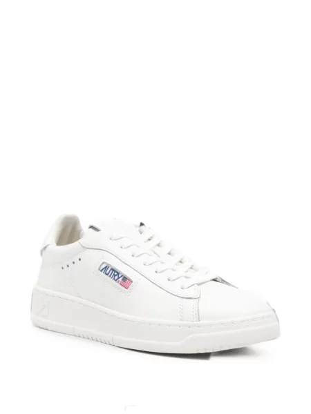 Sneakerși Autry din piele cu autograf alb
