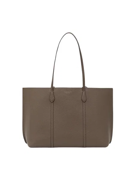Shopperka Tory Burch skórzana brązowa