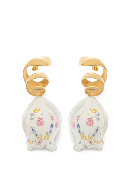 Cercei Chloé cu model floral cu imagine