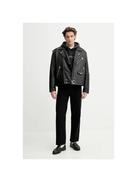 The Kooples bluza szary z kapturem z aplikacją czarna
