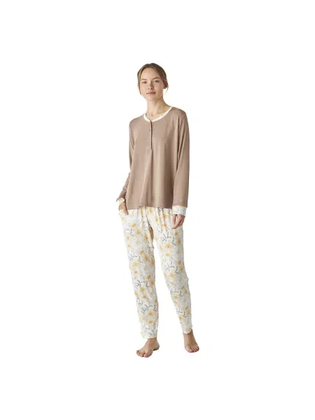 Pijamale J&j Brothers maro