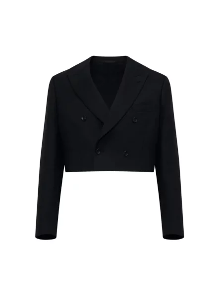 Marynarka Comme Des Garcons wełniana czarna