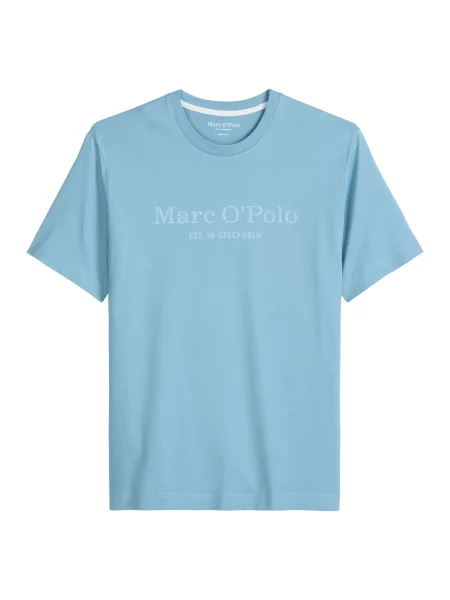 Marc O'Polo Tričko svítivě / světlemodrá modrá