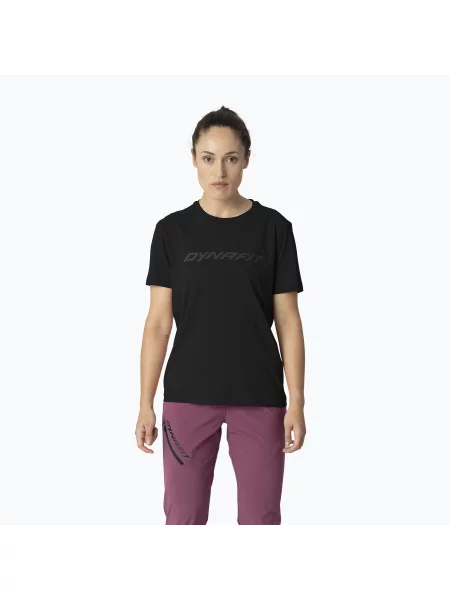 Tricou de trekking pentru femei DYNAFIT Traverse black out negru