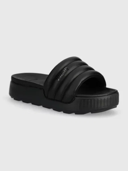 Pantofle Puma Karmen Slide Puffy na platformě černá