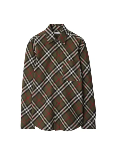 Koszula Burberry klasyczna brązowa