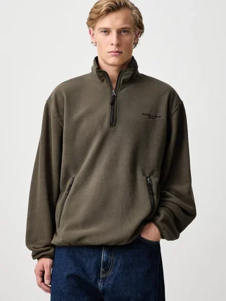 Carhartt WIP Edmore Half Zip Sweat hanorac din polar pentru bărbați
