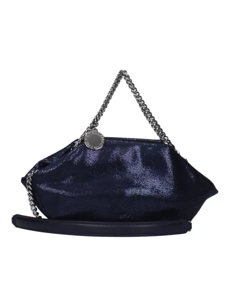 Torebka skórzana Stella Mccartney skórzana niebieska