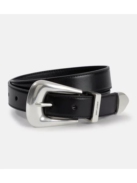 Curea Saint Laurent din piele negru