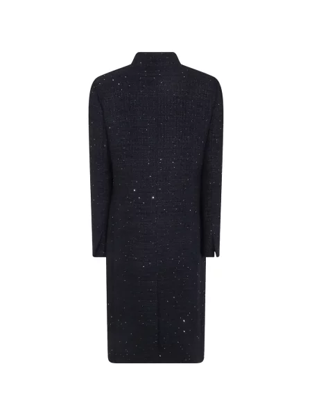 Palton Semicouture cu paiete negru