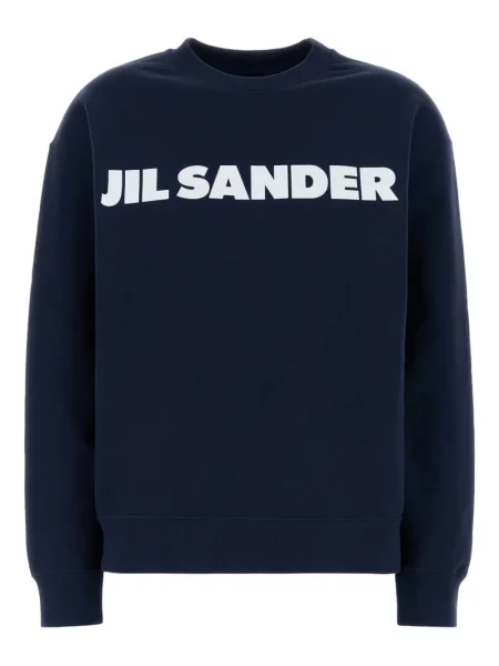 Hanorac Jil Sander cu imagine albastru