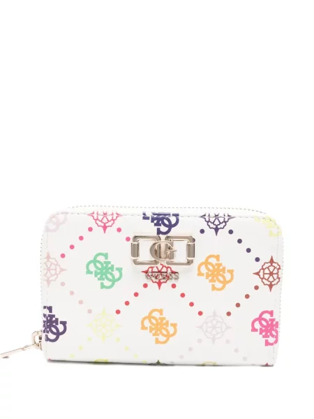 Portofel Guess cu autograf alb