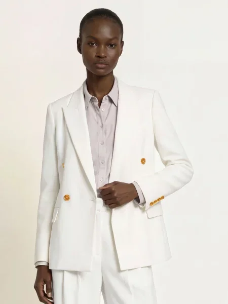 Calvin Klein Blejzr Effortless bílá