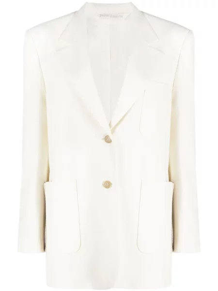 Sacou Palm Angels tricotate alb