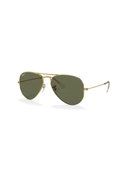 Okulary przeciwsłoneczne Ray-Ban Aviator Classic arista gold/green polarized żółte
