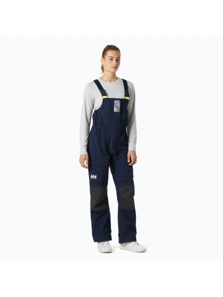 Pantaloni de navigație pentru femei Helly Hansen Pier Bib navy albastru închis